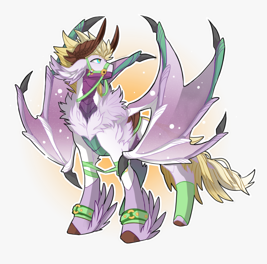 Taiga-blackfield, Bat Wings, Dragon, Horns, Male, Oc, - My Little Pony Male Oc, HD Png Download