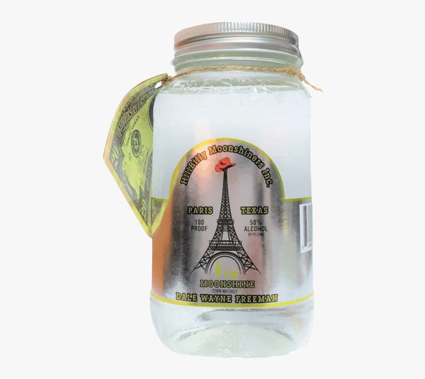 Hillbilly Texas Moonshine - Glass Bottle, HD Png Download