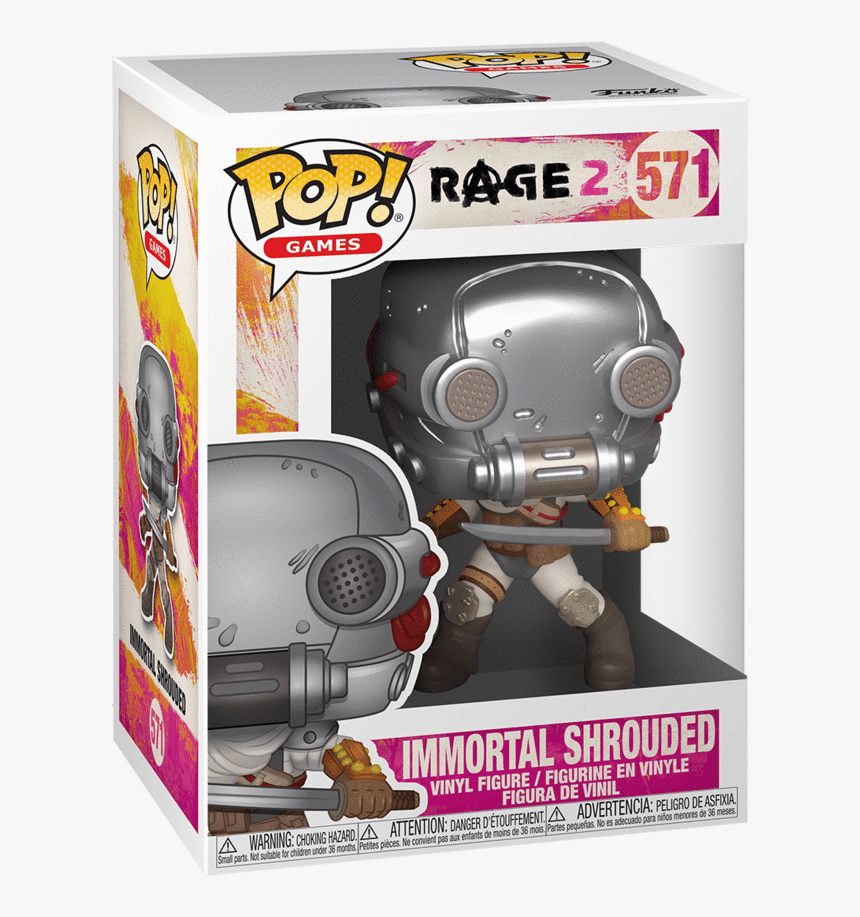 Funko Pop Games Rage 2- Immortal Shrouded - Funko Pop Pokemon Eevee, HD Png Download