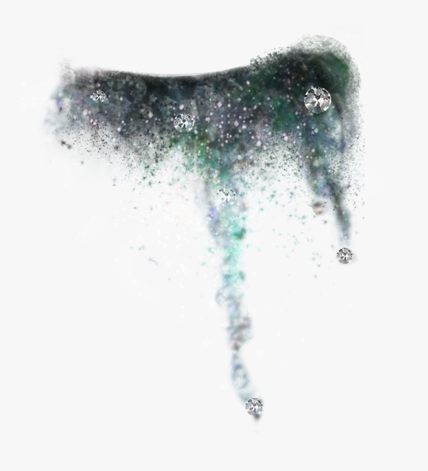 Icicles Drawing Watercolor - Glitter Tears Png, Transparent Png