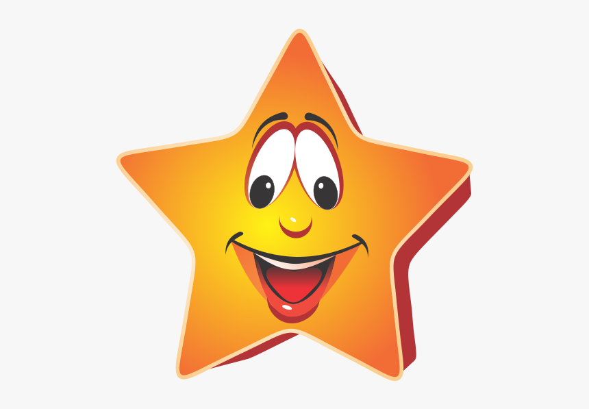 Estrela Sorrindo - Estrela Sorrindo Png, Transparent Png