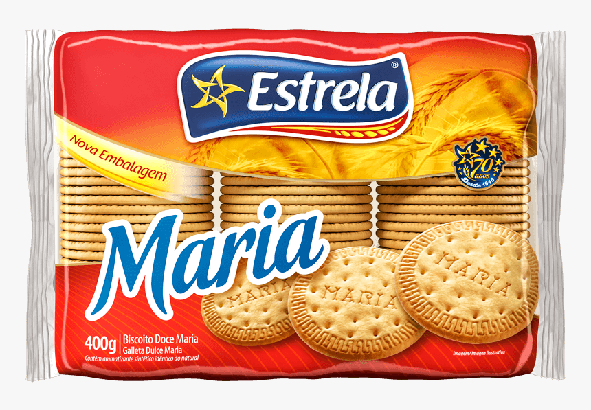 Bolacha Maria Estrela, HD Png Download
