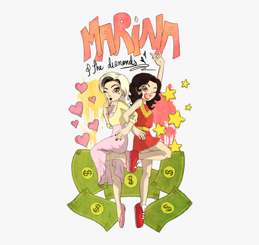 Marina And The Diamonds Lyric Art, HD Png Download