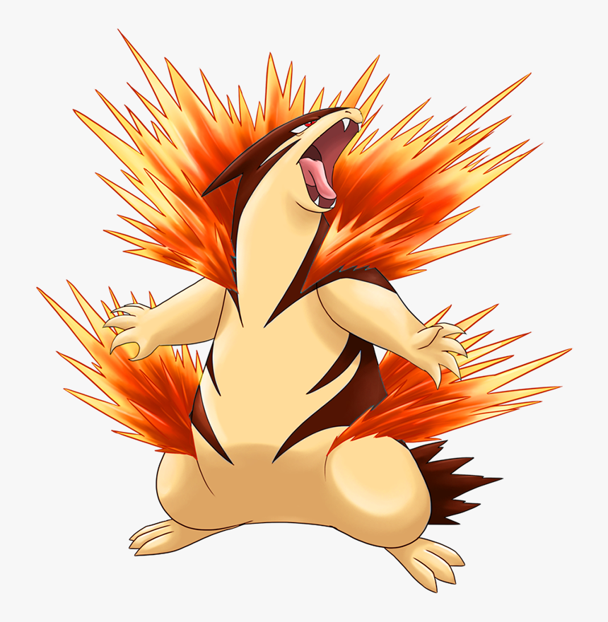 Pokemon Typhlosion Shiny, HD Png Download