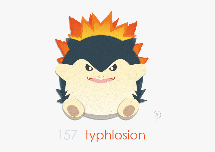 Typhlosion 
ba Bamn Talk About A Fire Marmot Haha, - Cartoon, HD Png Download