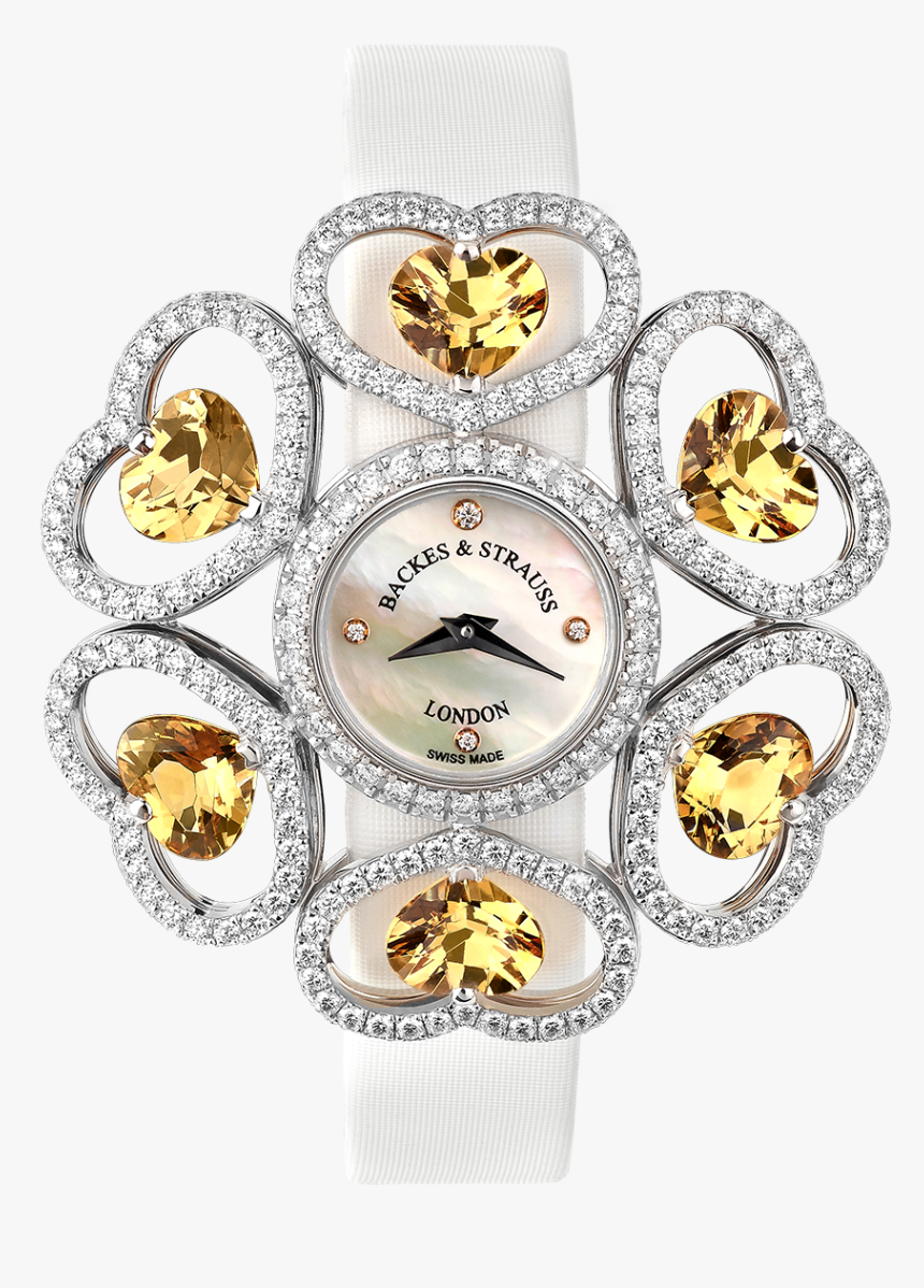 Countess Victoria Imperial Topaz Luxury Diamond Watch - Diamond, HD Png Download