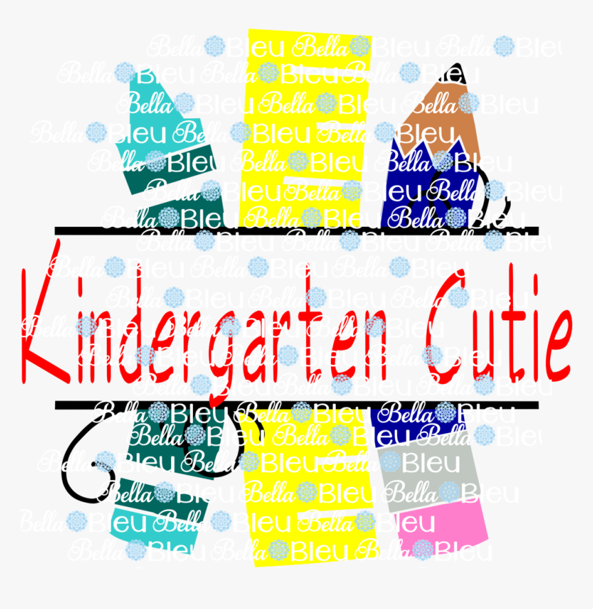 Kindergarten Cutie Printable Back To School, HD Png Download