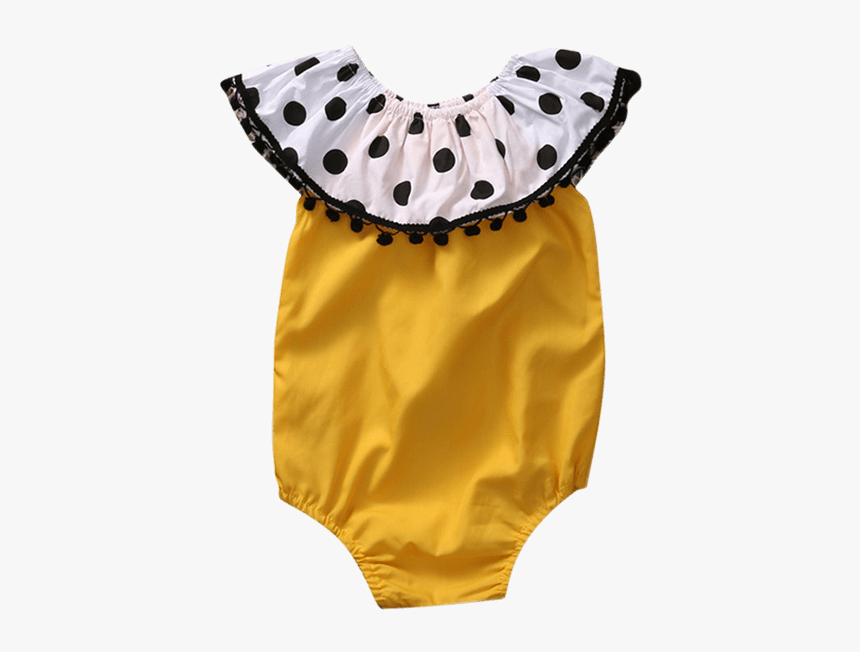 Princess Polka Dot Yellow Playsuit - Briefs, HD Png Download