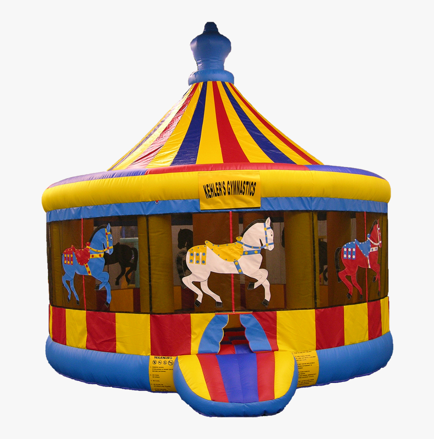 Picture - Carousel Bounce House, HD Png Download