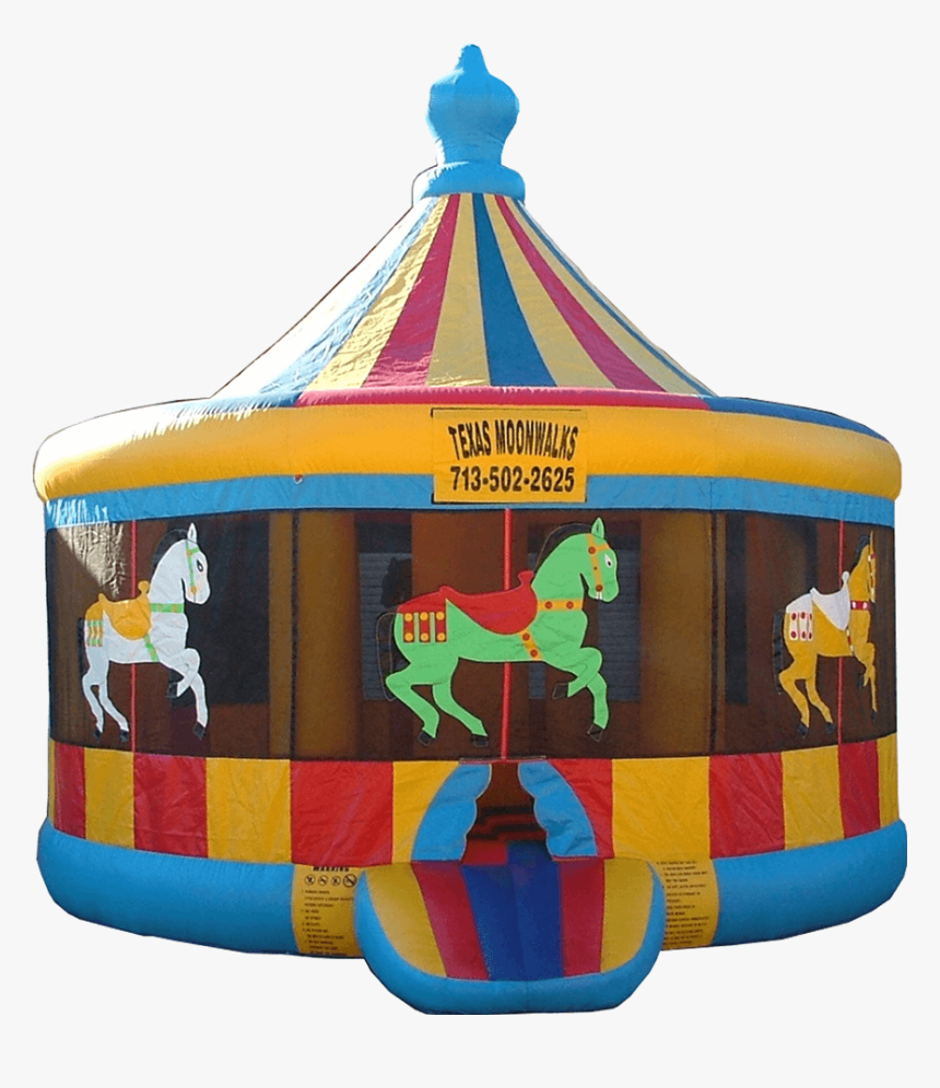 Carousel Moonwalk - Child Carousel, HD Png Download