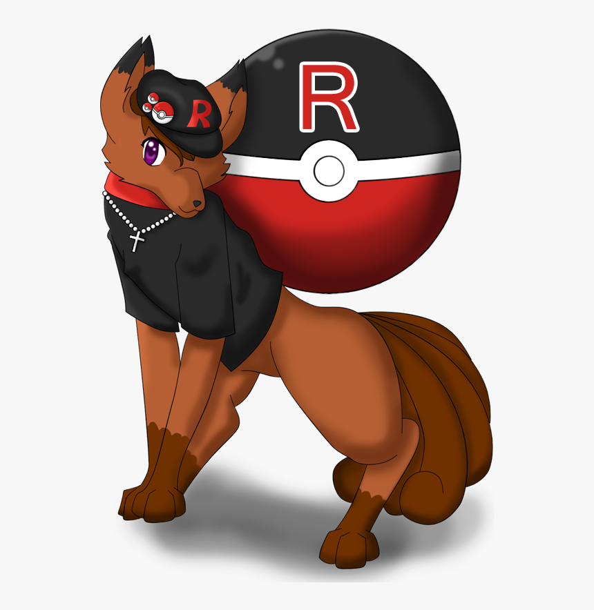 Team Rocket Vulpix - Cartoon, HD Png Download