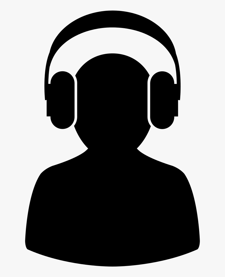 Silueta De Hombre Con Audifonos Clipart , Png Download - People Covering Their Ears Png, Transparent Png