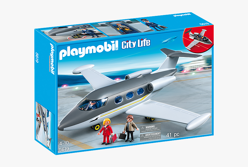 Playmobil Private Jet, HD Png Download