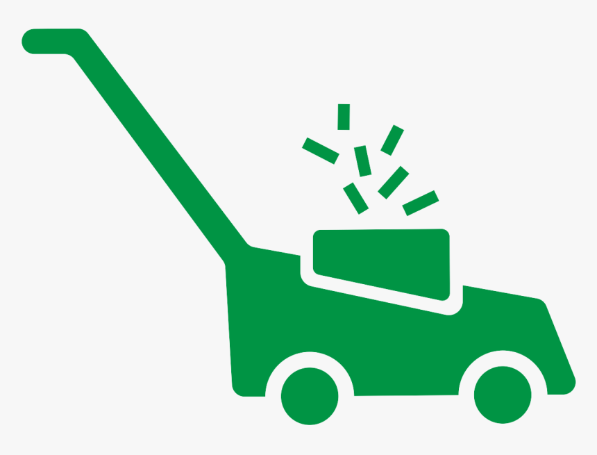 Green Lawn Mower Clip Art, HD Png Download