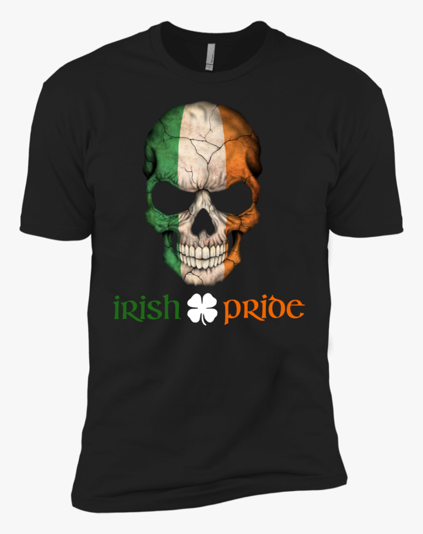 Irish Flag Skull - Skull, HD Png Download