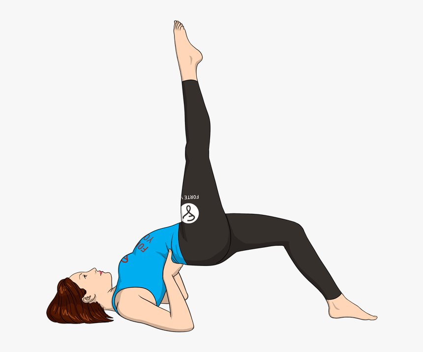 Hatha Yoga Sarvangasana Bridge - 1 Person Yoga Positions, HD Png Download