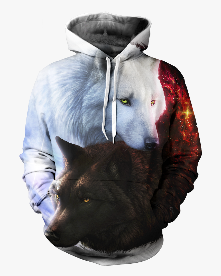 Ying Yang Wolves Unisex, HD Png Download