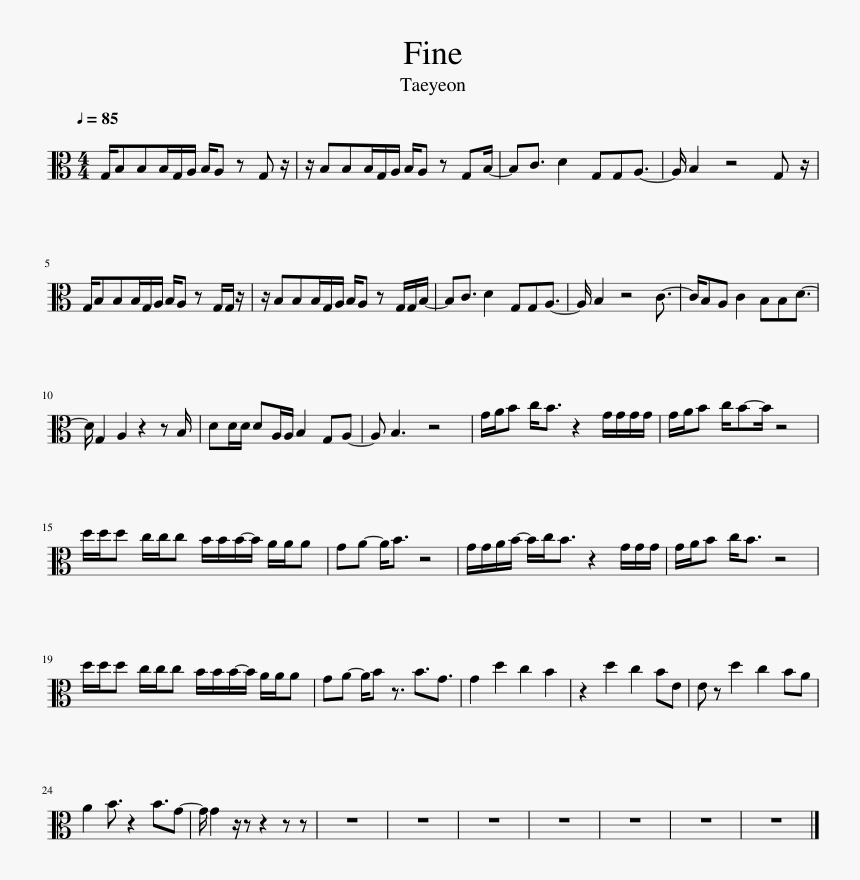 Jingle Bell Rock Viola Notes, HD Png Download