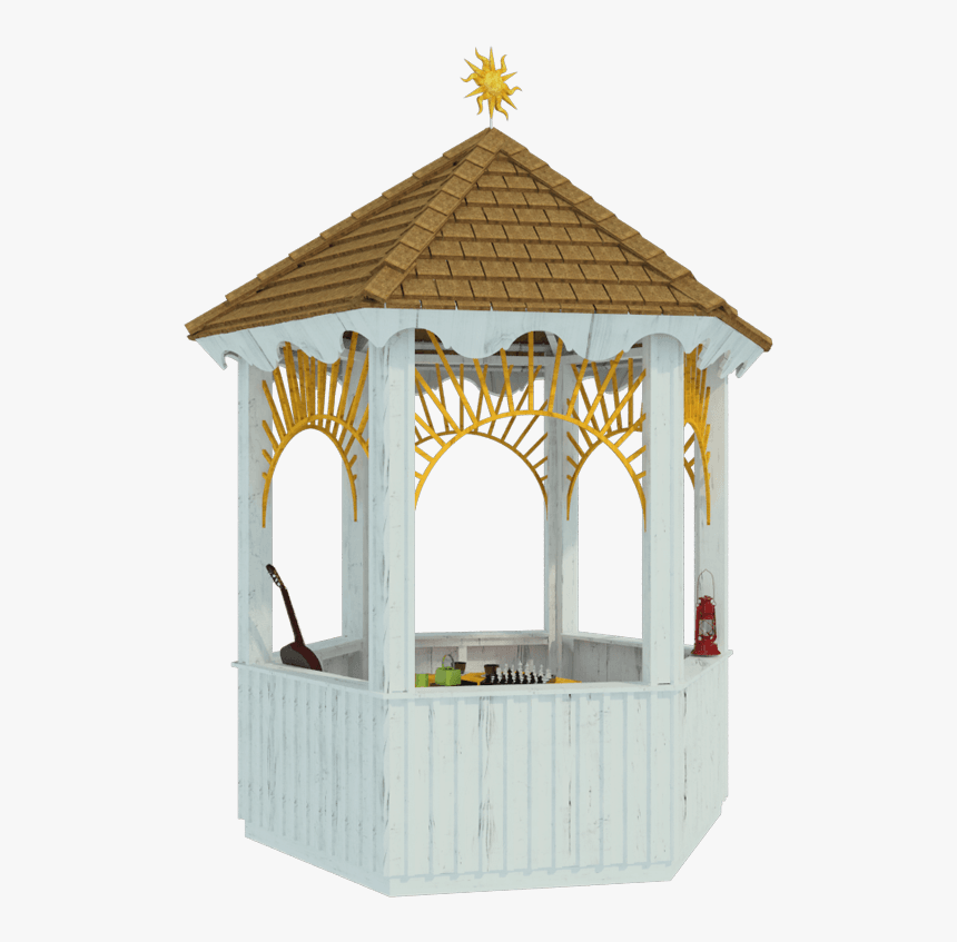 Gazebo Drawing Diy - Gazebo, HD Png Download