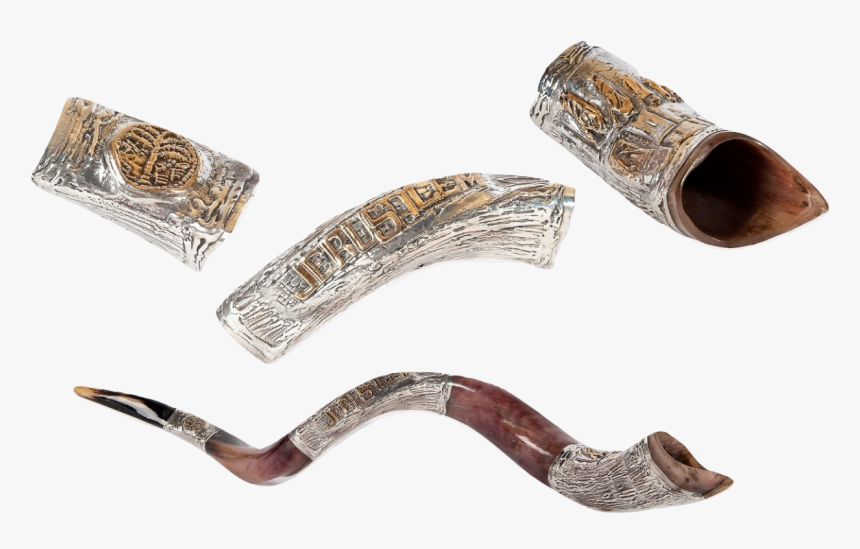 Silver Plated Shofar - Axe, HD Png Download