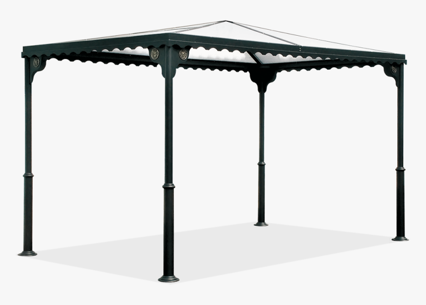 Metal Cover Gazebo With Polycarbonate Roof, Belvedere - Gazebo Con Tetto In Policarbonato, HD Png Download
