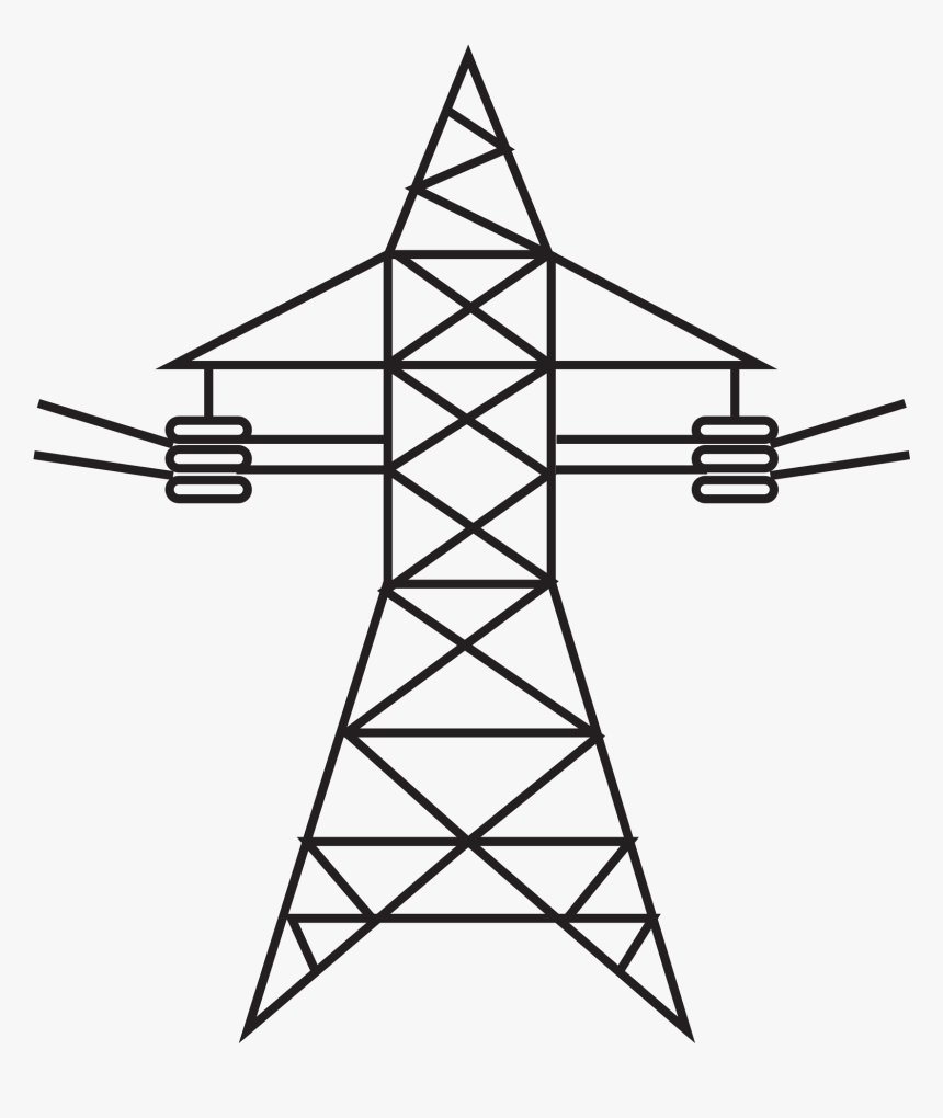 Transmission Tower Clipart, HD Png Download