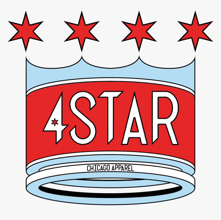 Transparent Chicago Star Png - Chicago Flag, Png Download