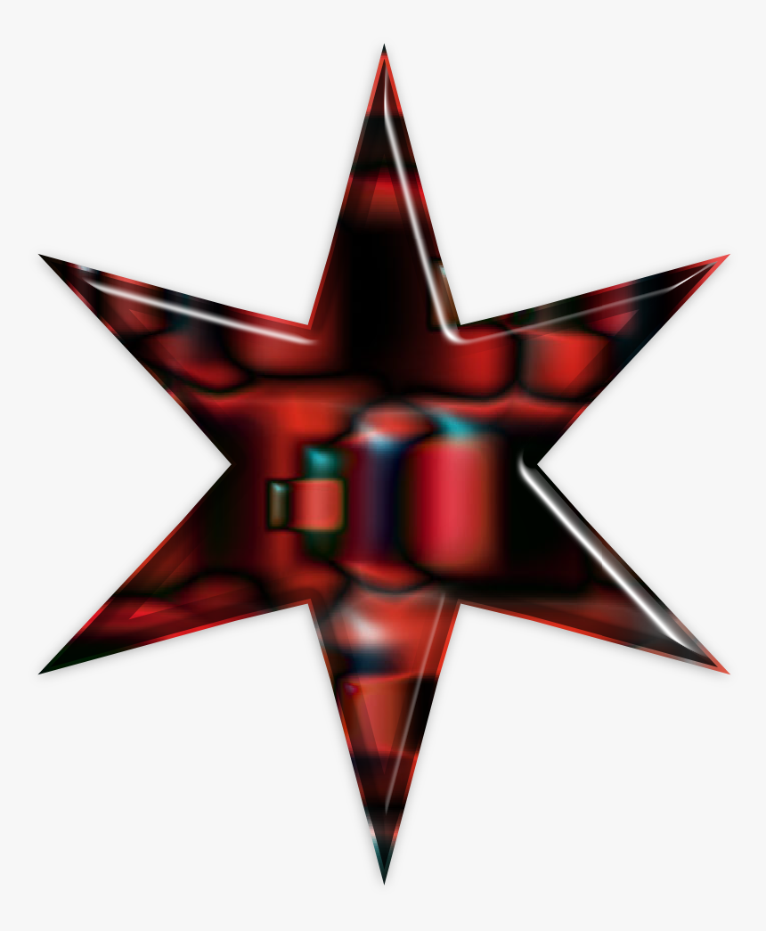 Flag Of Chicago Red Star - Chicago Flag Red Star, HD Png Download