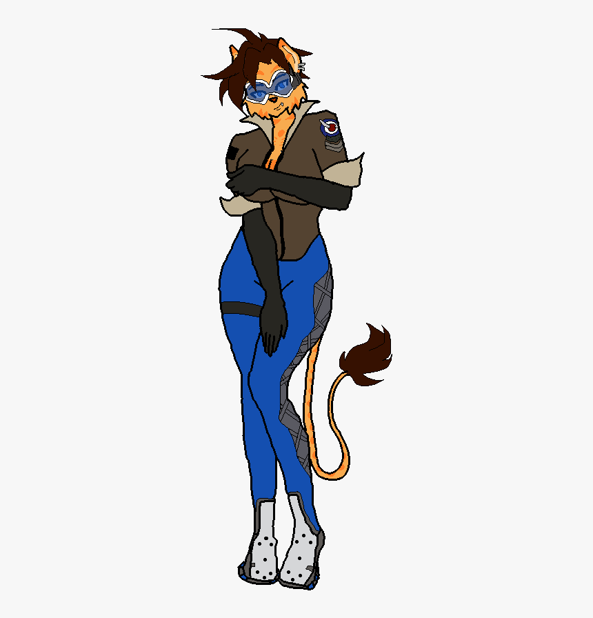 Keira Cosplays - Tracer - Cartoon, HD Png Download