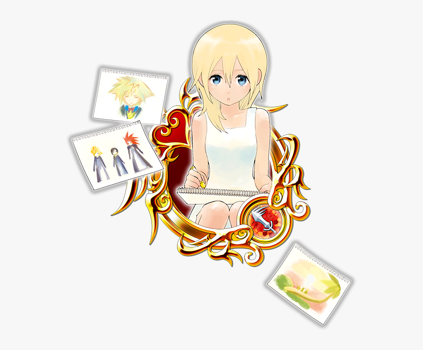 Toon Naminé - Stained Glass Medals Khux, HD Png Download