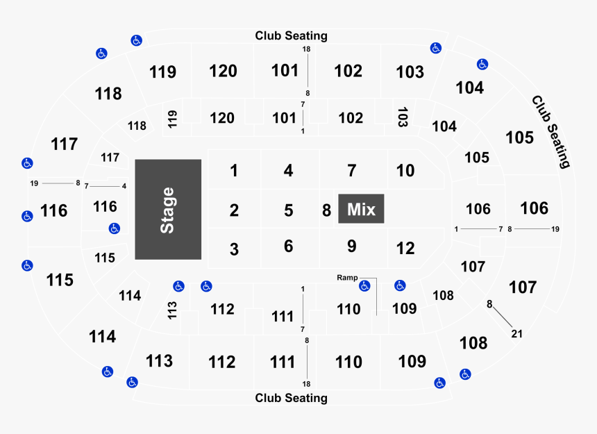 K Rock Centre Seating Chart, HD Png Download