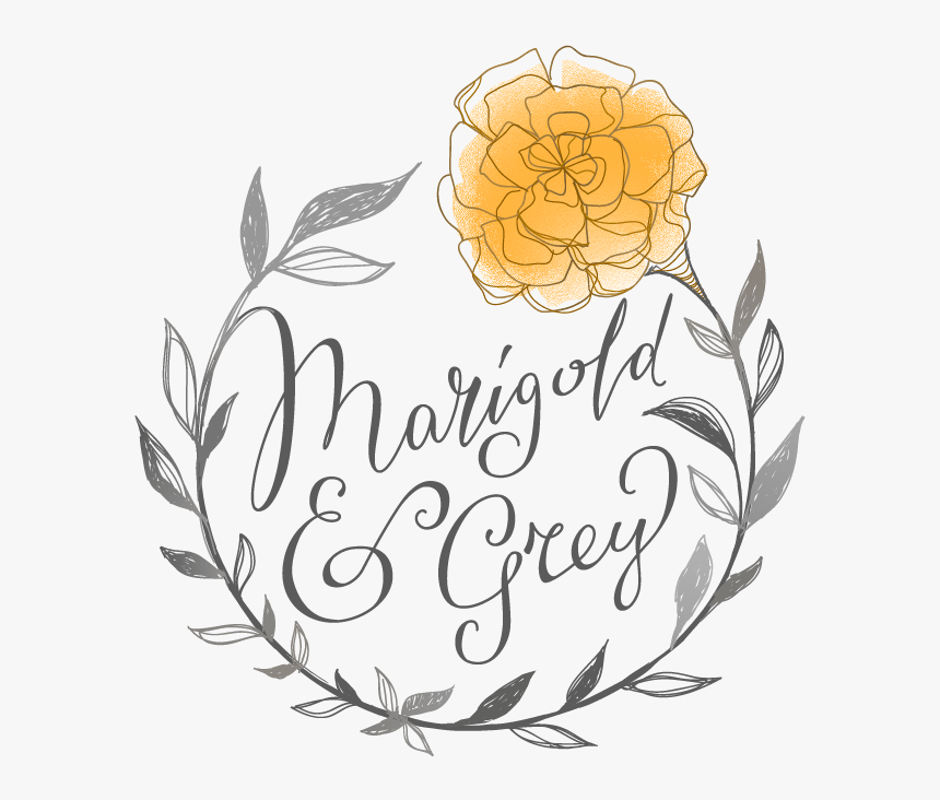 M&g 01-main Logo - Marigold And Grey, HD Png Download