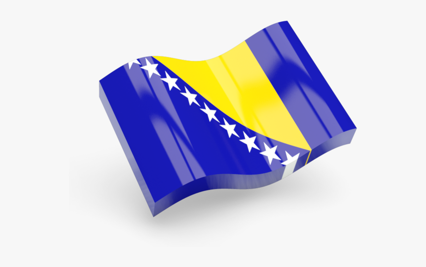 Bosnia And Herzegovina Flag Transparent - Bosnia Flag Png, Png Download
