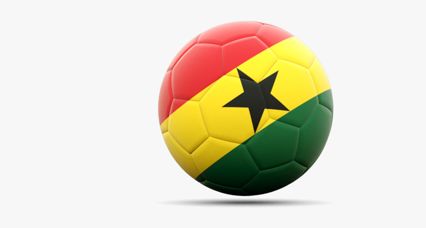 Ball With Ghana Flag, HD Png Download
