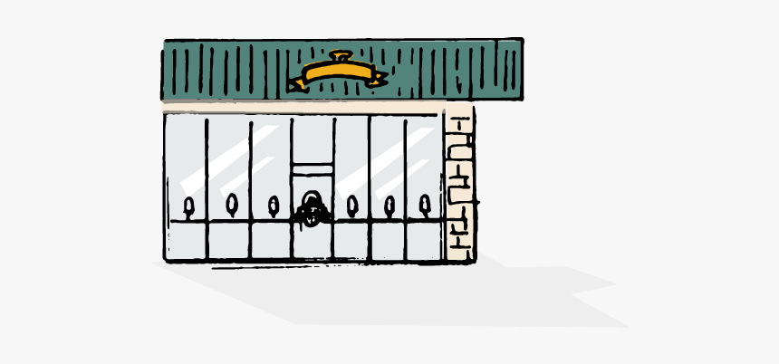 Sketch-cafe - Architecture, HD Png Download