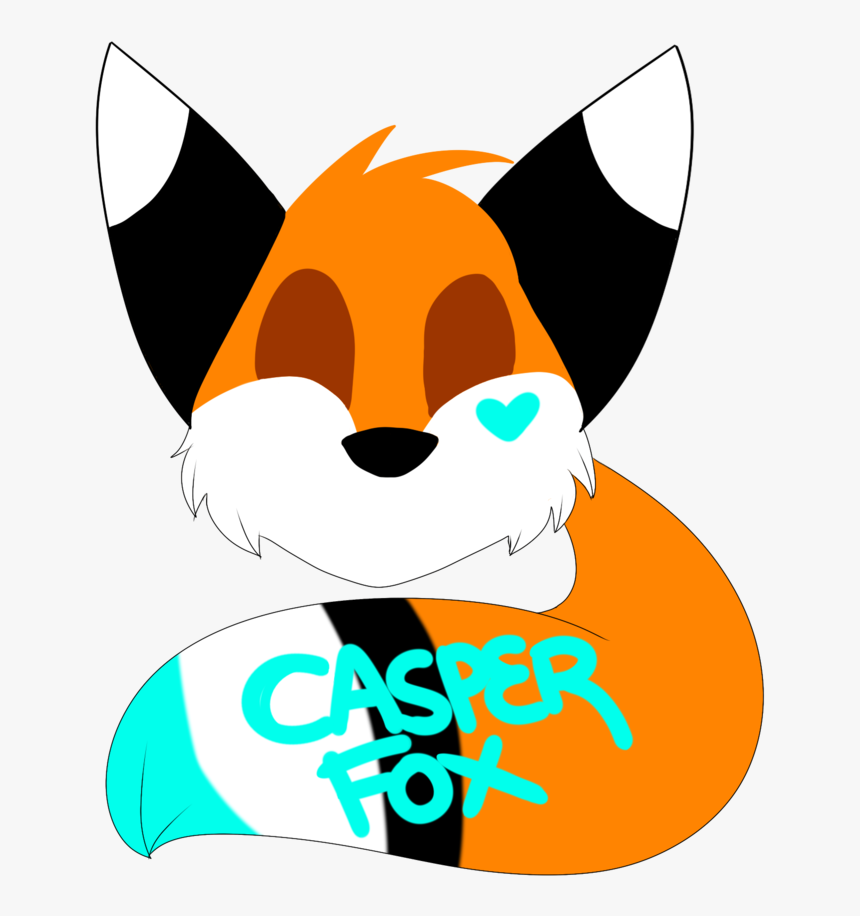 Casper Fox Art - Cartoon, HD Png Download