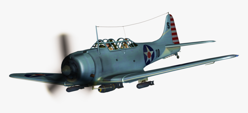 Download Aircraft Png Transparent Image - Douglas Sbd Dauntless Transparent Background, Png Download