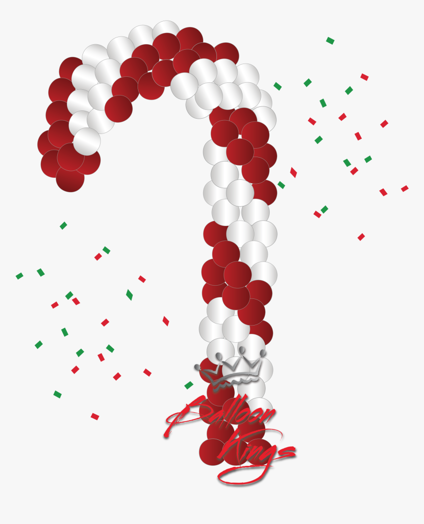 Candy Cane 7ft - Balloon, HD Png Download