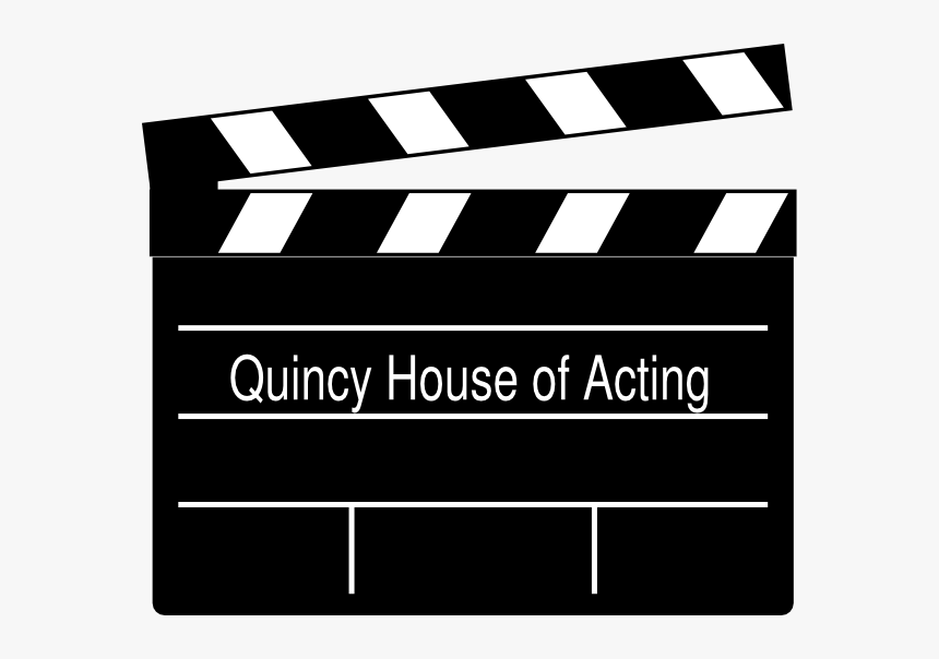 Quincy House Of Acting Svg Clip Arts - Clapper Board, HD Png Download