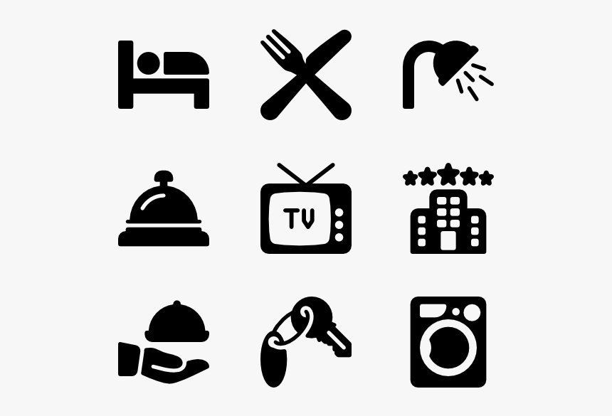 Travel Icons Vector Png, Transparent Png