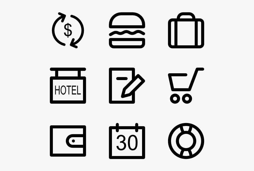 Contact Info Icons Png, Transparent Png