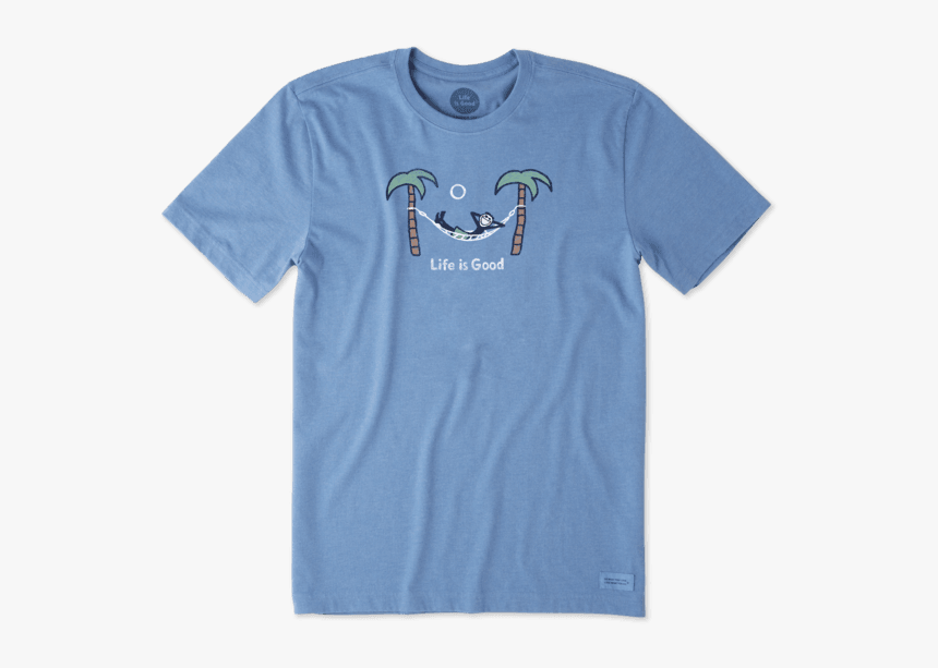 Men S Jake Hammock Chill Crusher Tee - Life Is Good Beach, HD Png Download
