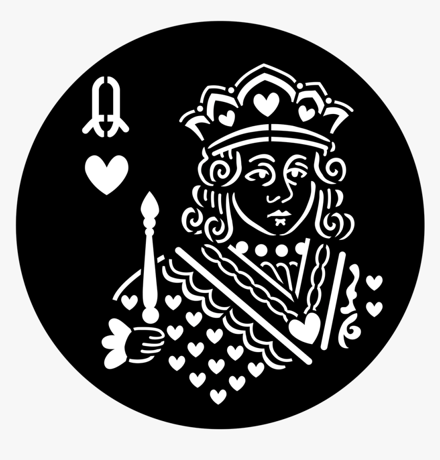 Poker Face Queen Of Heart, HD Png Download