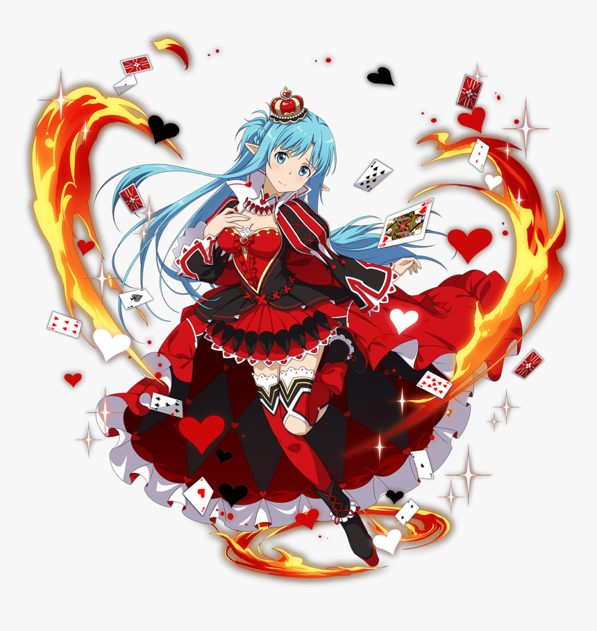 [the Queen Of Hearts] Asuna - Queen Of Hearts Asuna, HD Png Download