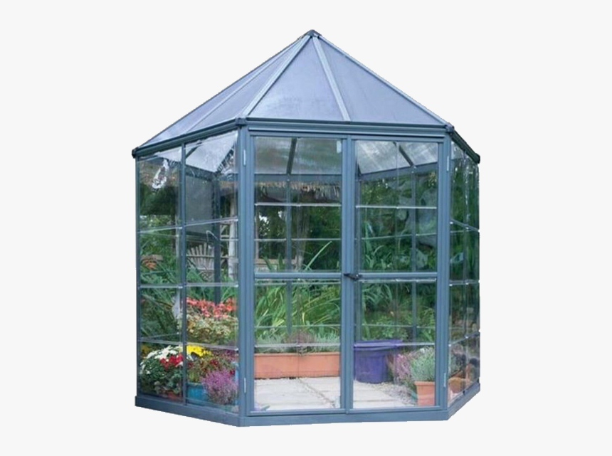 #moodboard #greenhouse #plants #terrarium #aesthetic - Hexagonal Greenhouse, HD Png Download