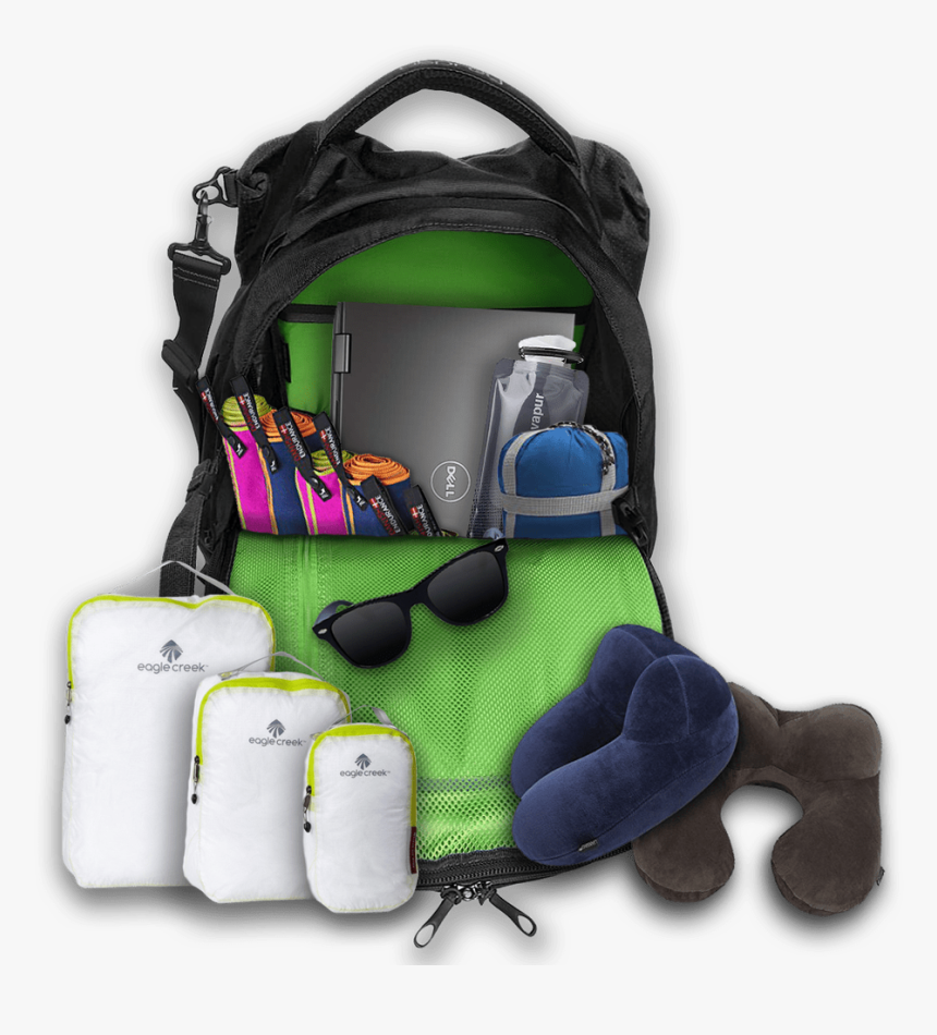 Clipart Backpack Sleeping Bag - Furniture, HD Png Download