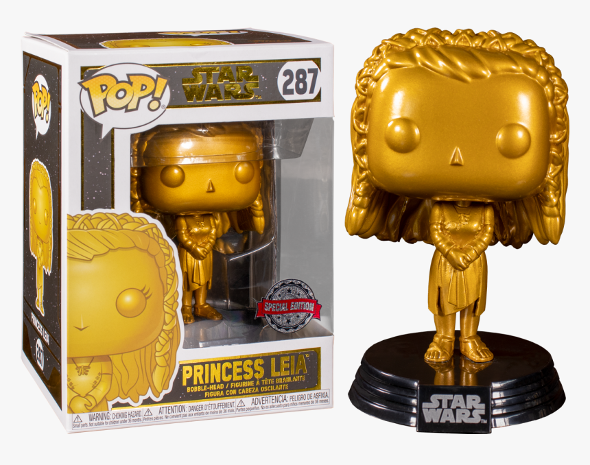 Funko Gold Princess Leia, HD Png Download