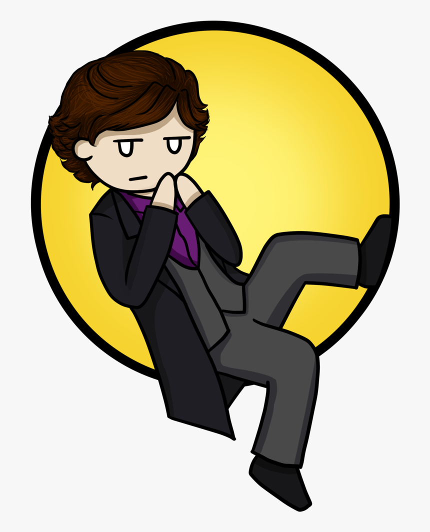 Sherlock Chilling By Shockingblankets - Sherlock Shockingblankets, HD Png Download
