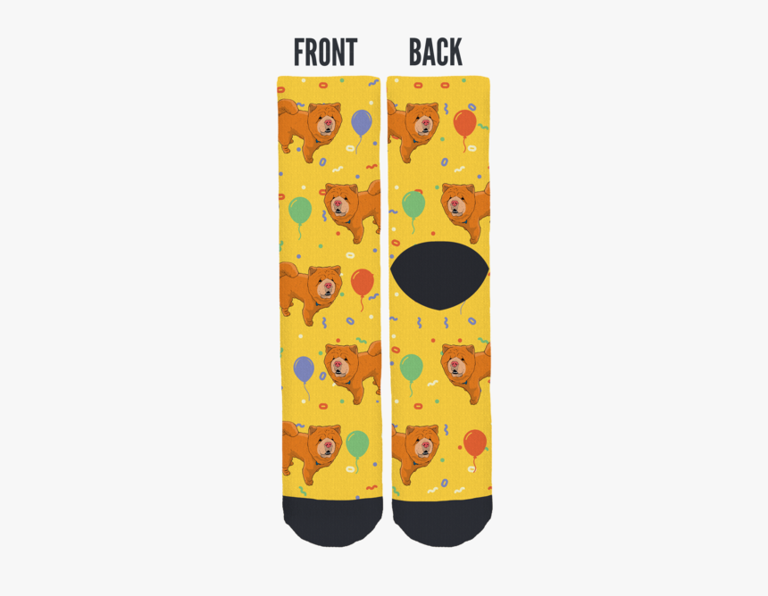 Yellow Chowder Birthday Crew Socks 

 
 Data Rimg Lazy - Sock, HD Png Download
