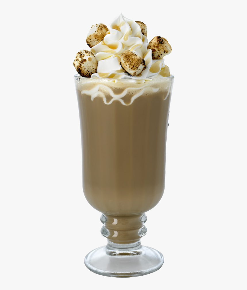 Hot Chocolate Glass Png Clipart - Popcorn, Transparent Png